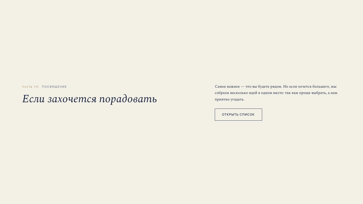 Wish-лист / список подарков