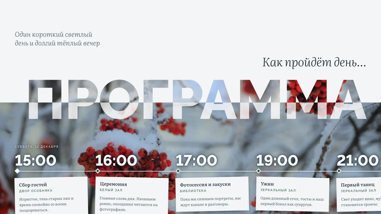Программа дня